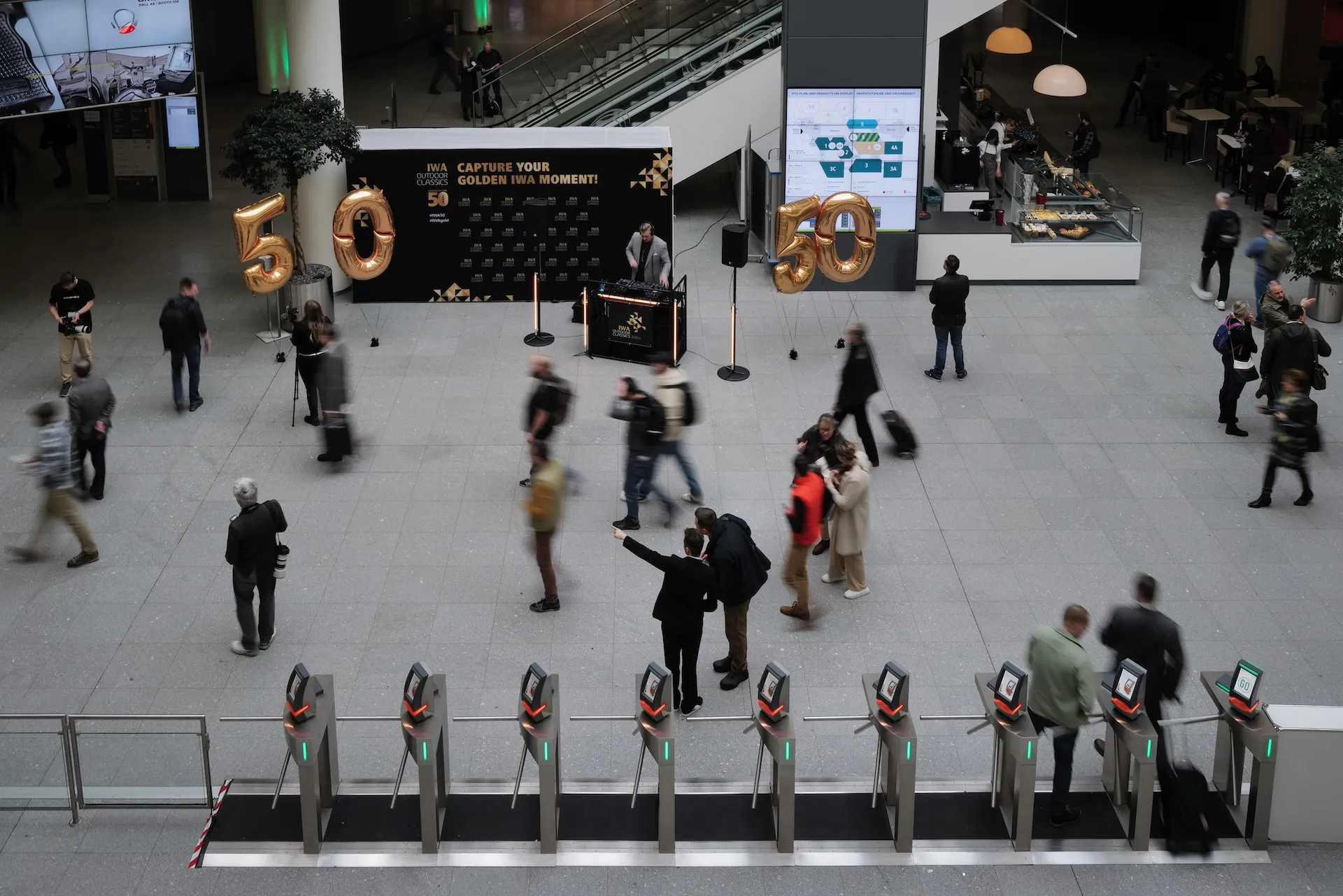 Eingangsbereich zur Jubiläumsmesse – festgehalten von der Messefotografie Nürnberg.